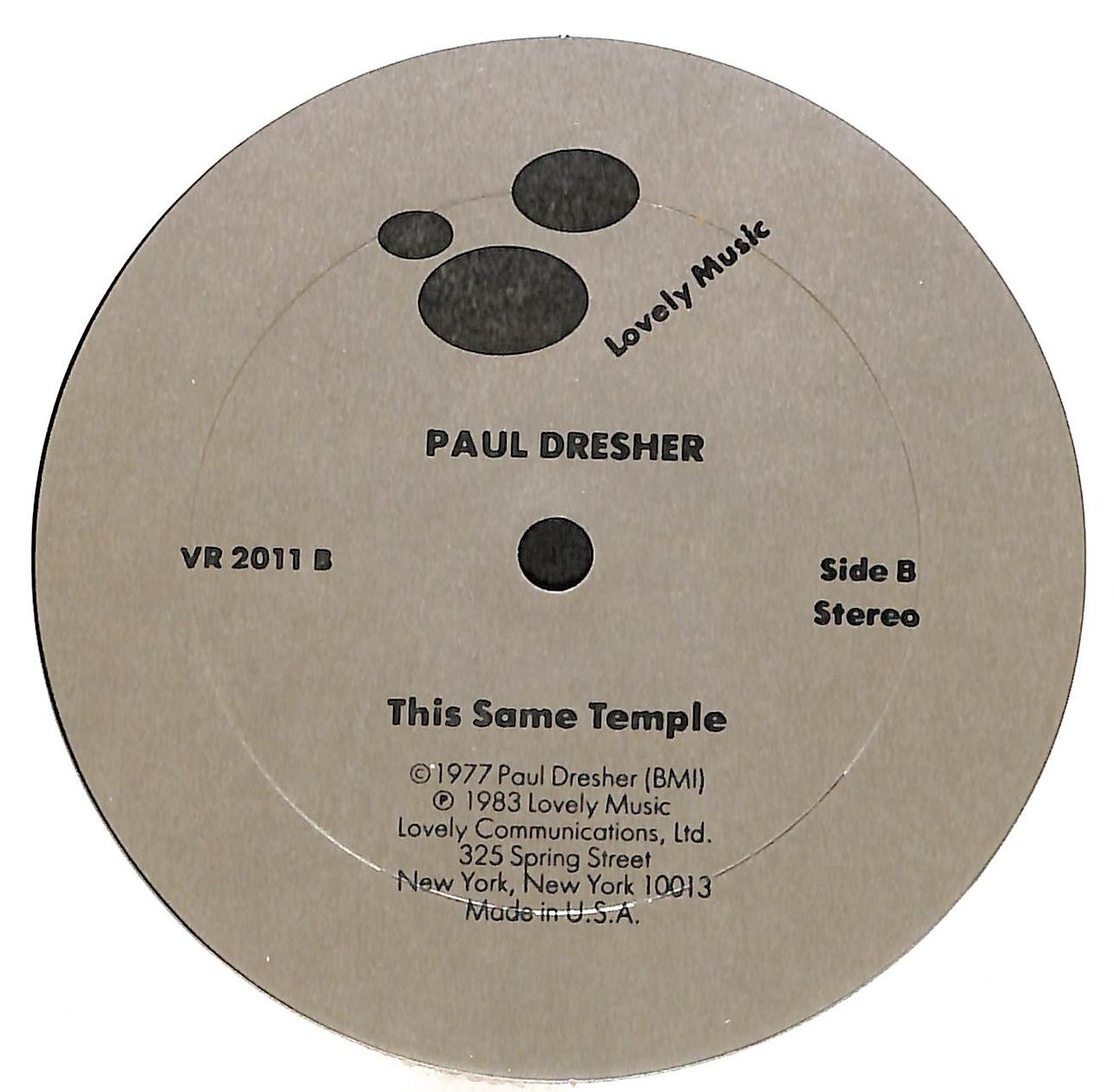 Liquid And Stellar Music / This Same Temple