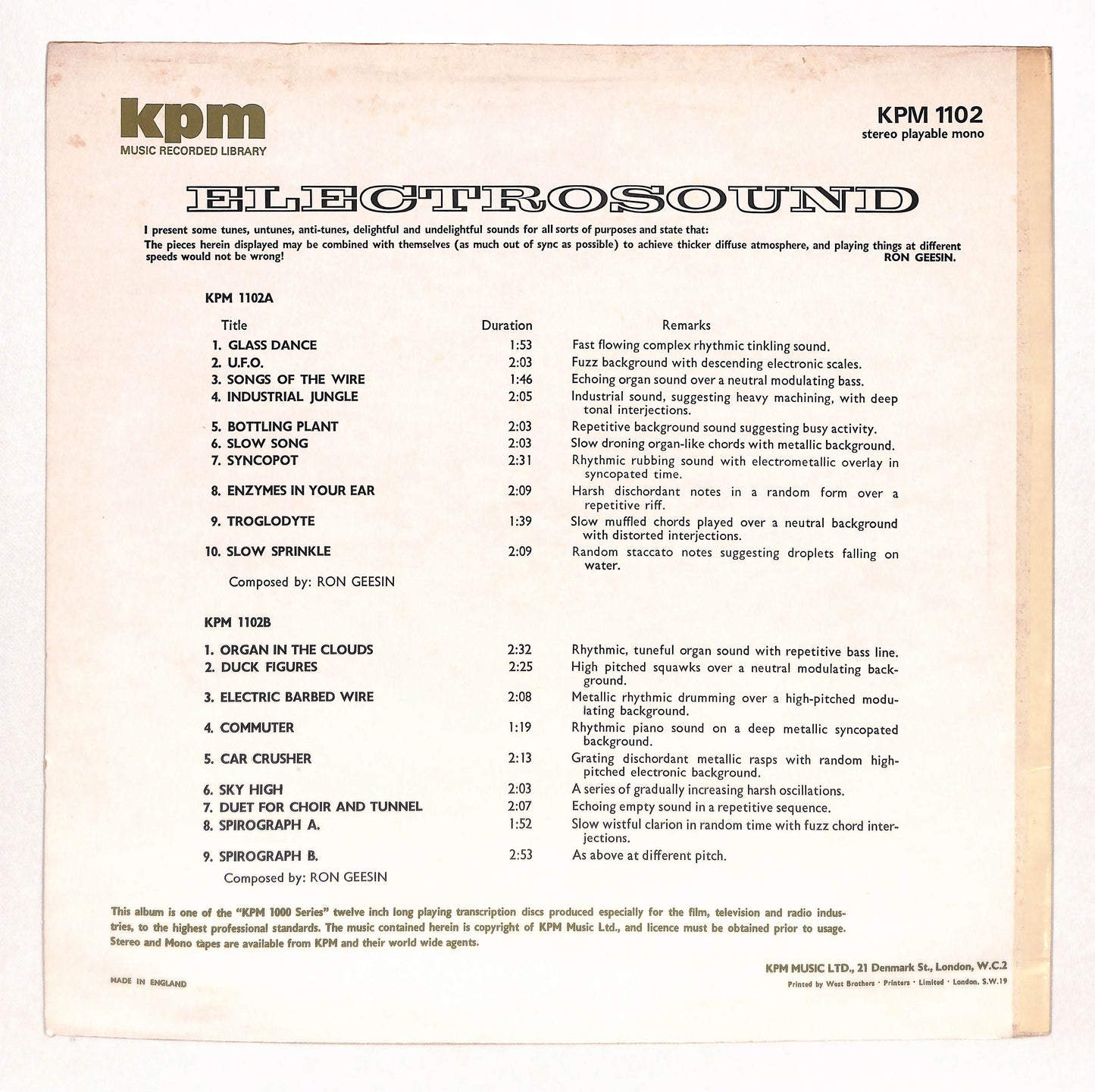 Electrosound