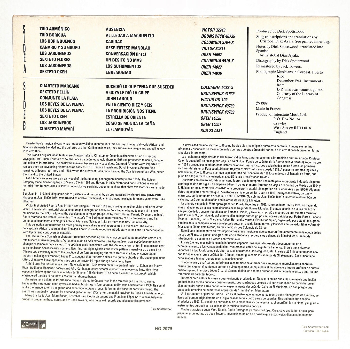 The Music Of Puerto Rico 1929-1946