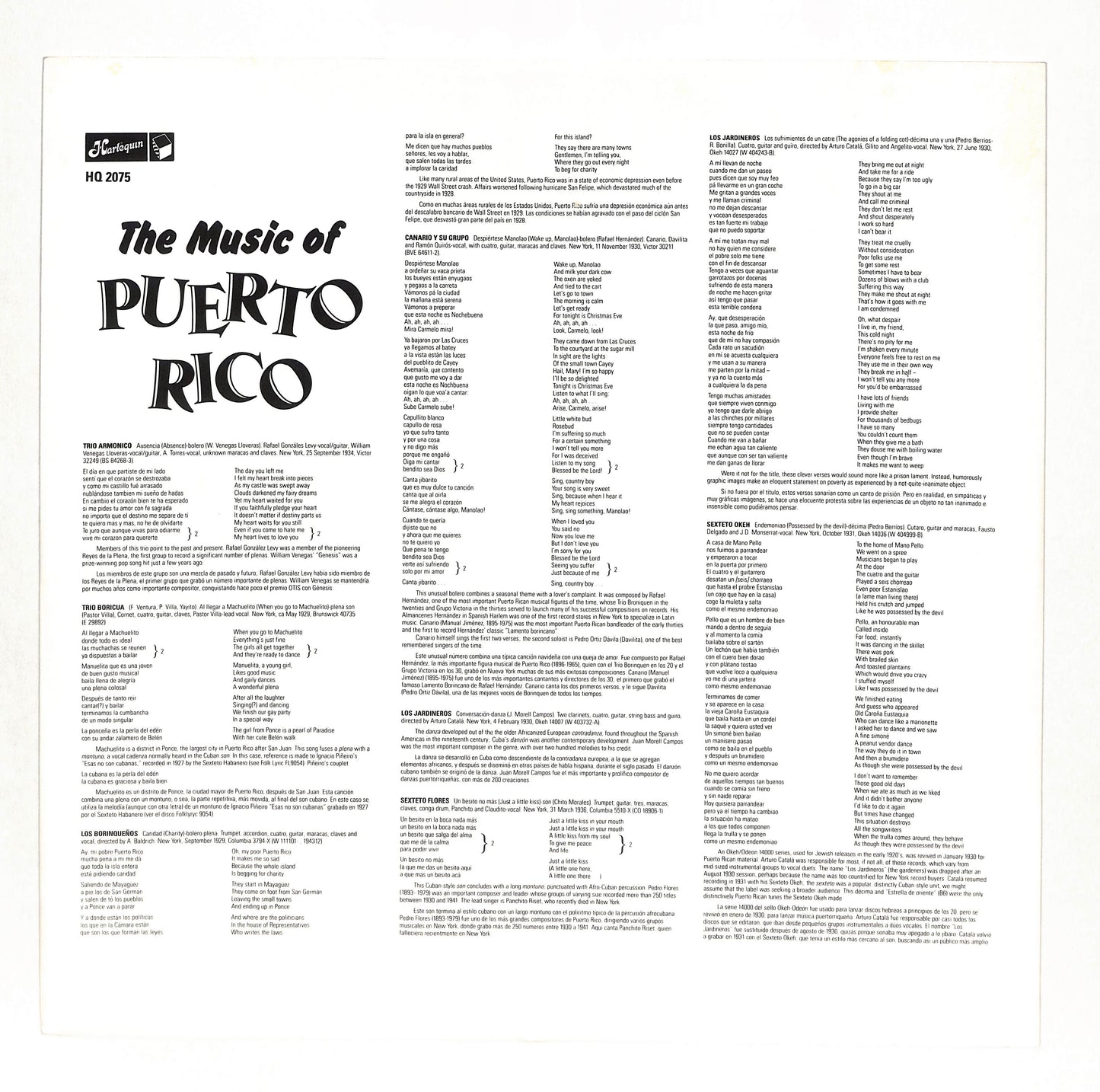 The Music Of Puerto Rico 1929-1946