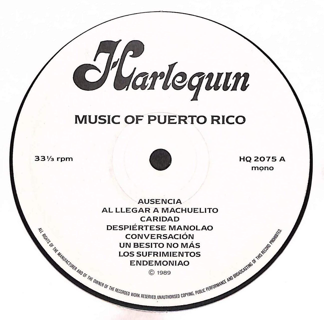 The Music Of Puerto Rico 1929-1946