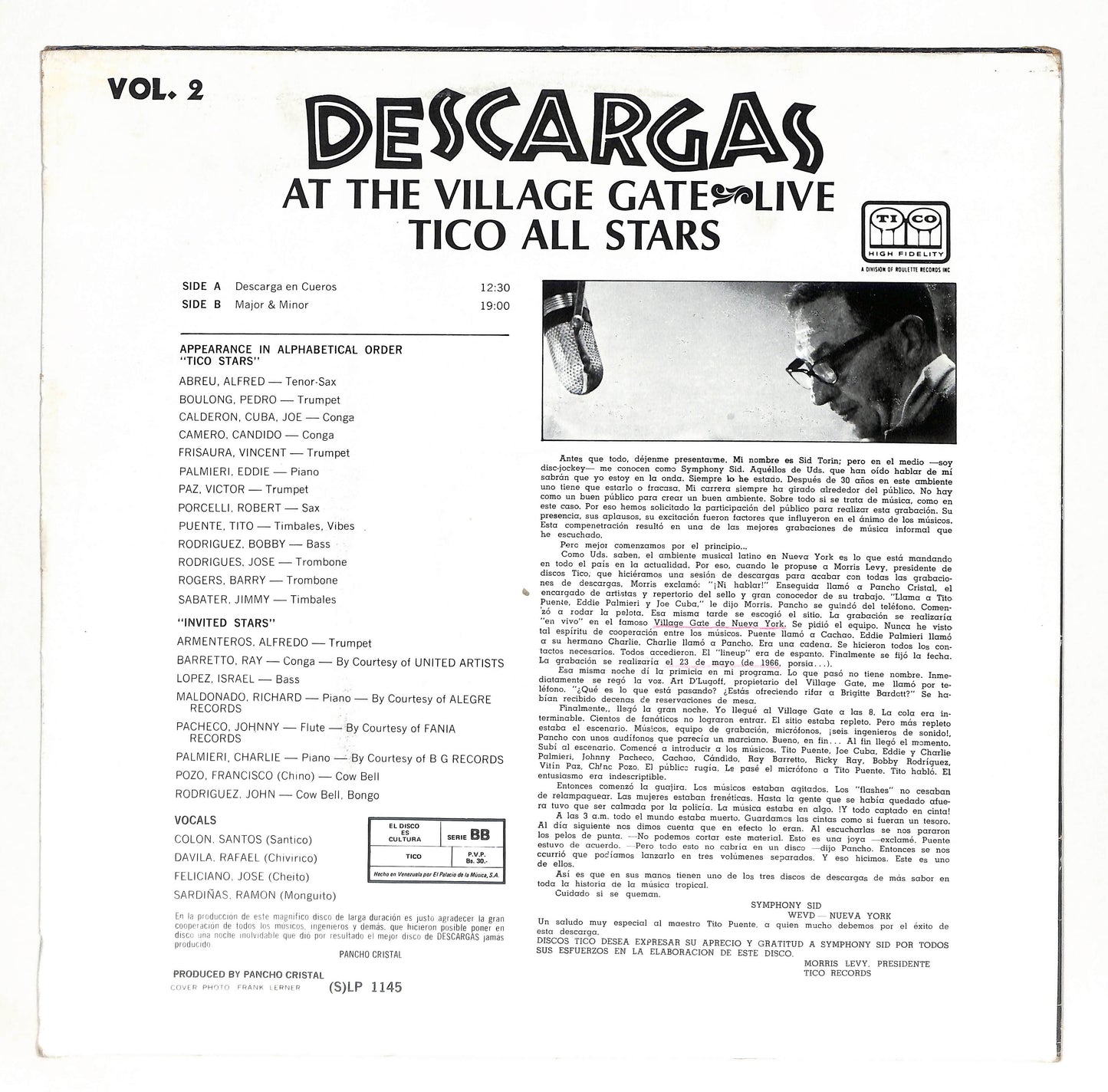 Descargas At The Village Gate Live Vol. 2