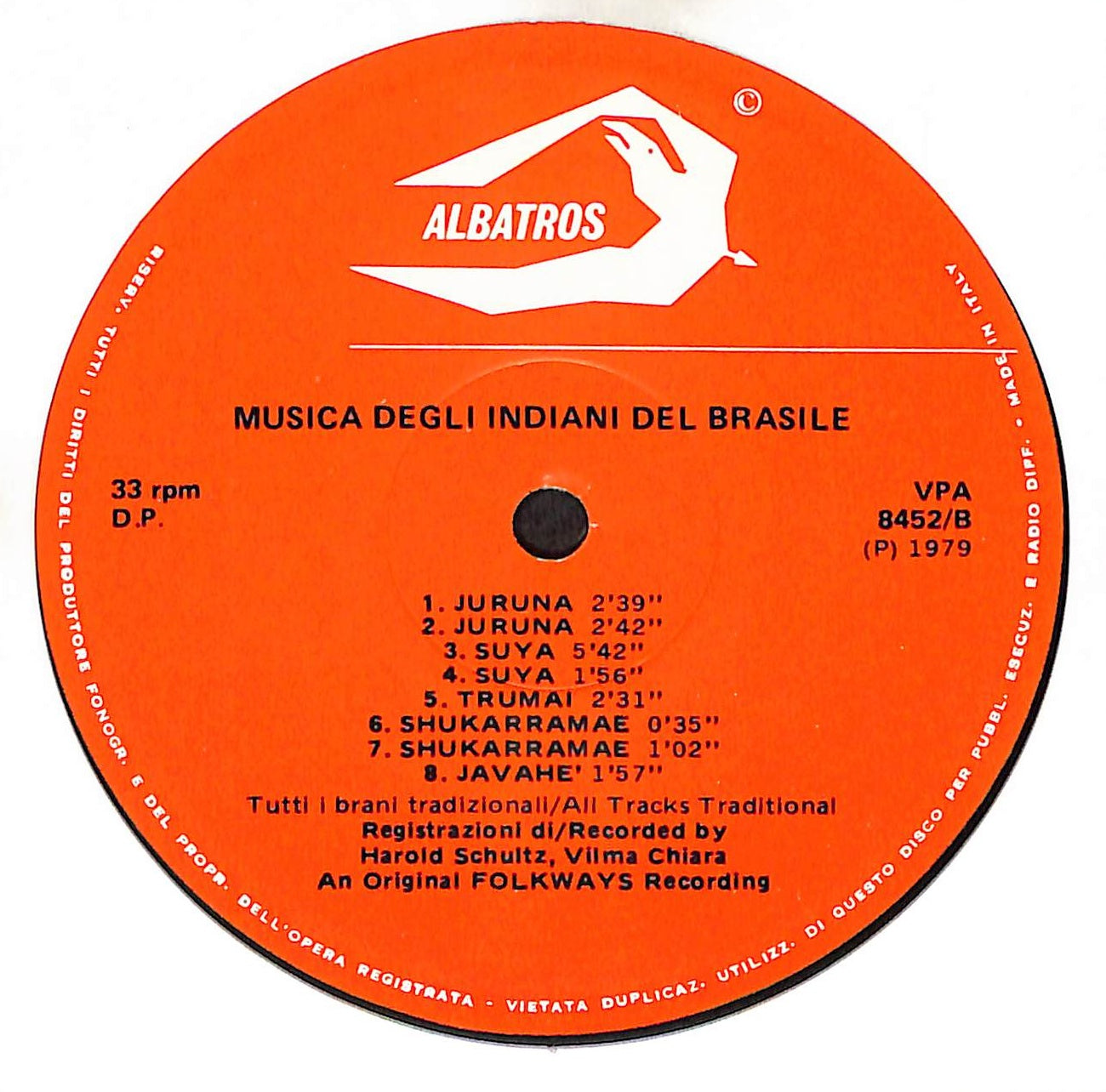 Musica Degli Indiani Del Brasile - Brazilian Indian Music