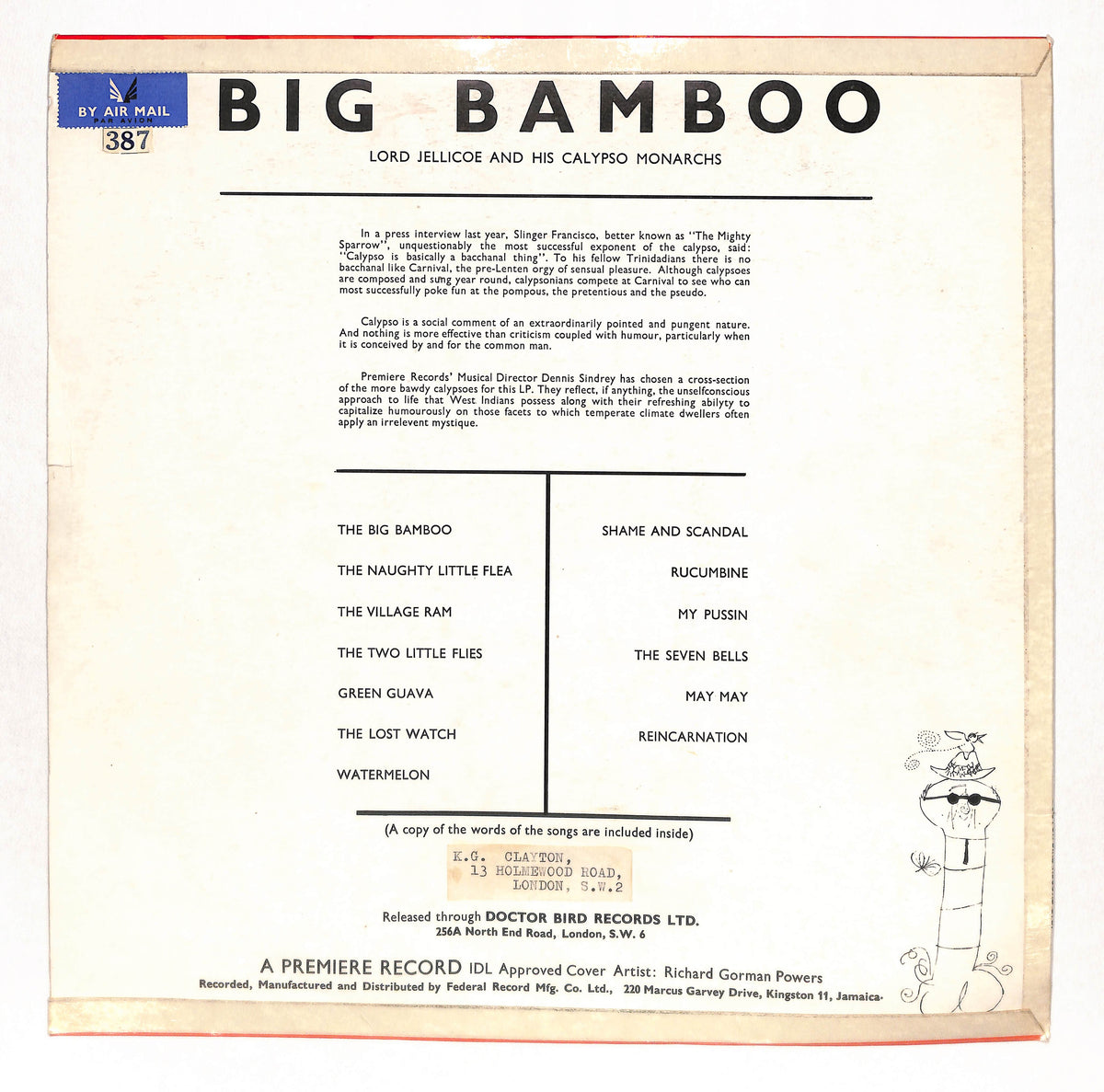 The Big Bamboo (A Ribald Calypso)