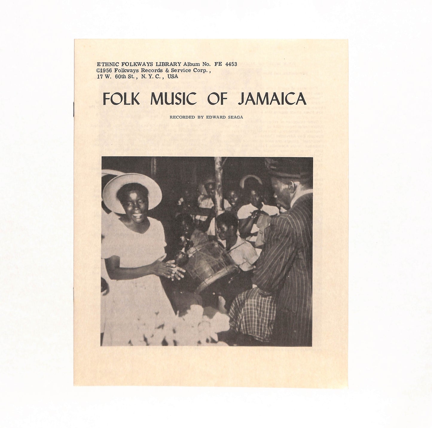Folk Music Of Jamaica