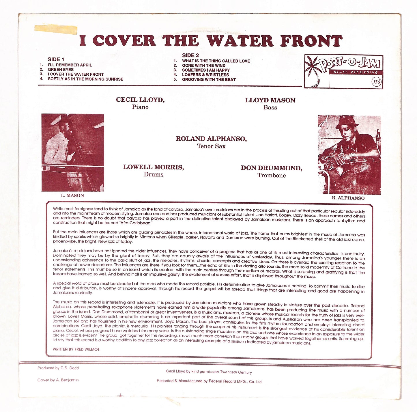 I Cover The Water Front
