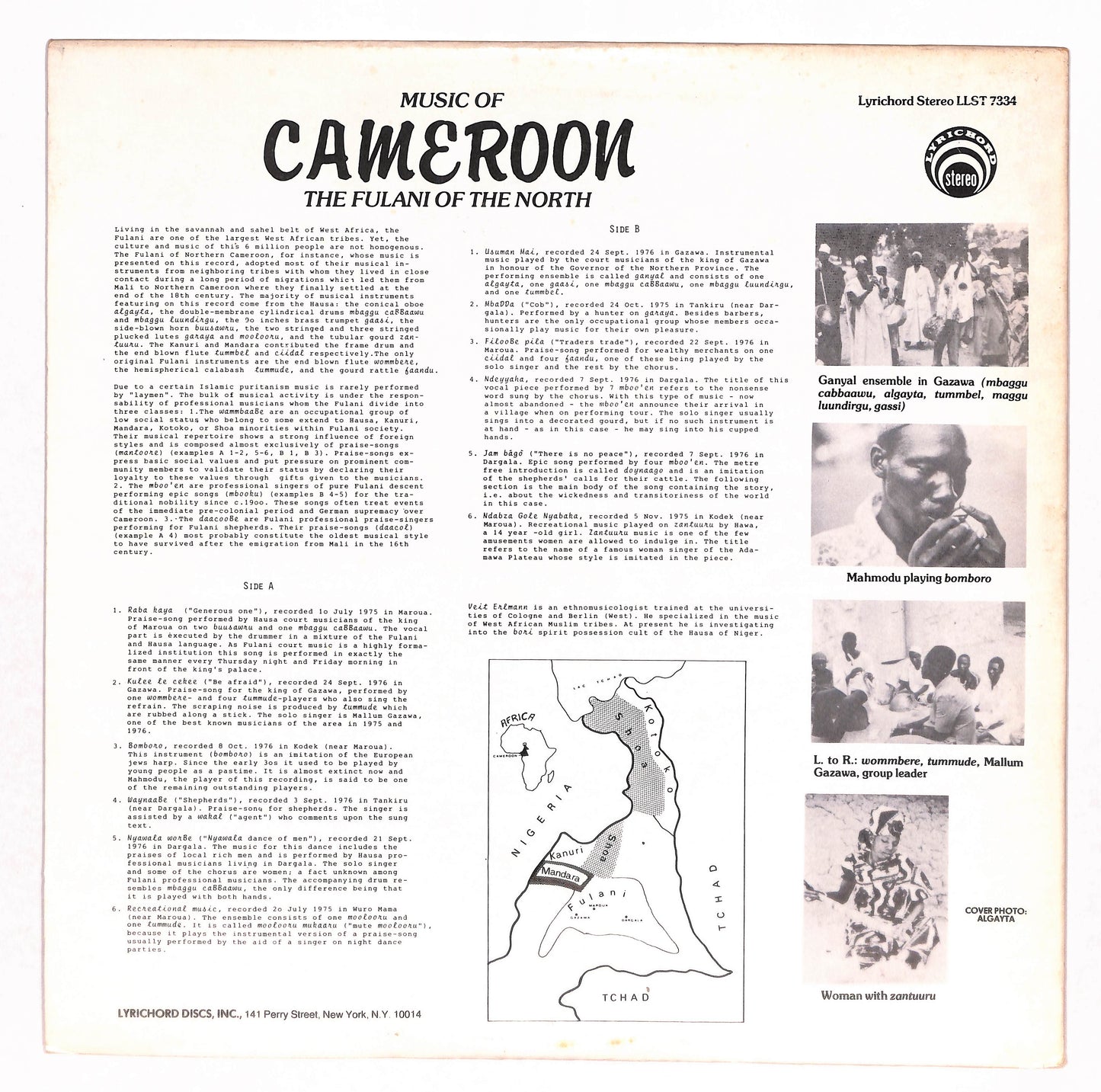 Music Of The Cameroon: The Fulani Of The North