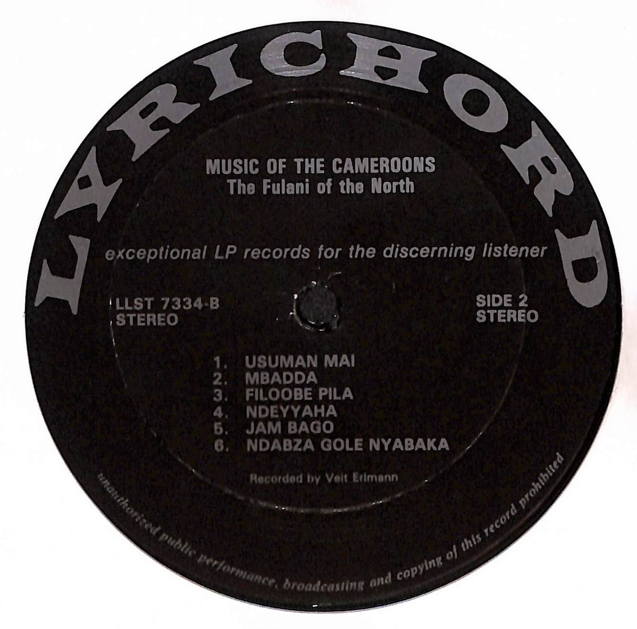 Music Of The Cameroon: The Fulani Of The North