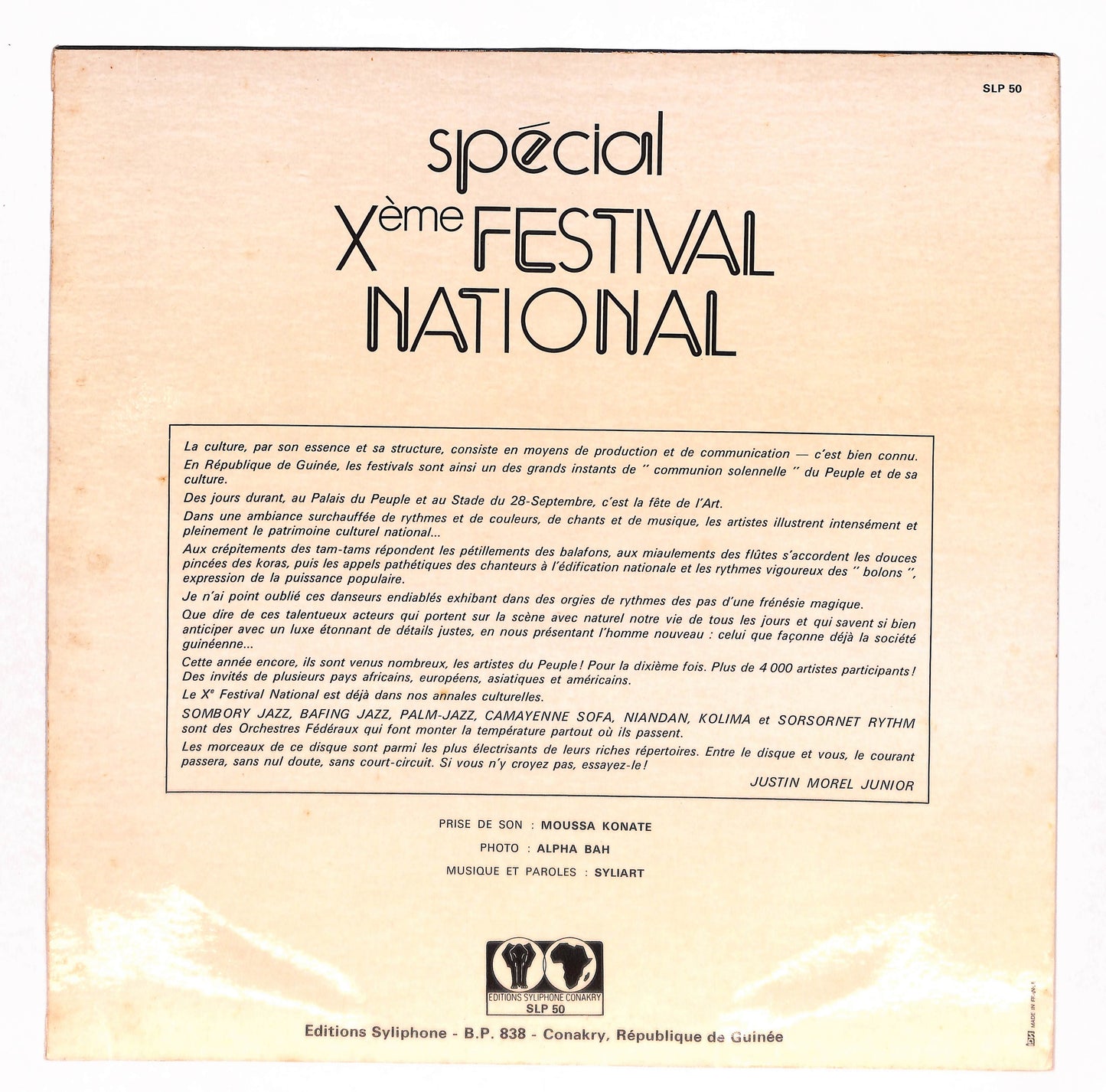 Spécial Xème Festival National