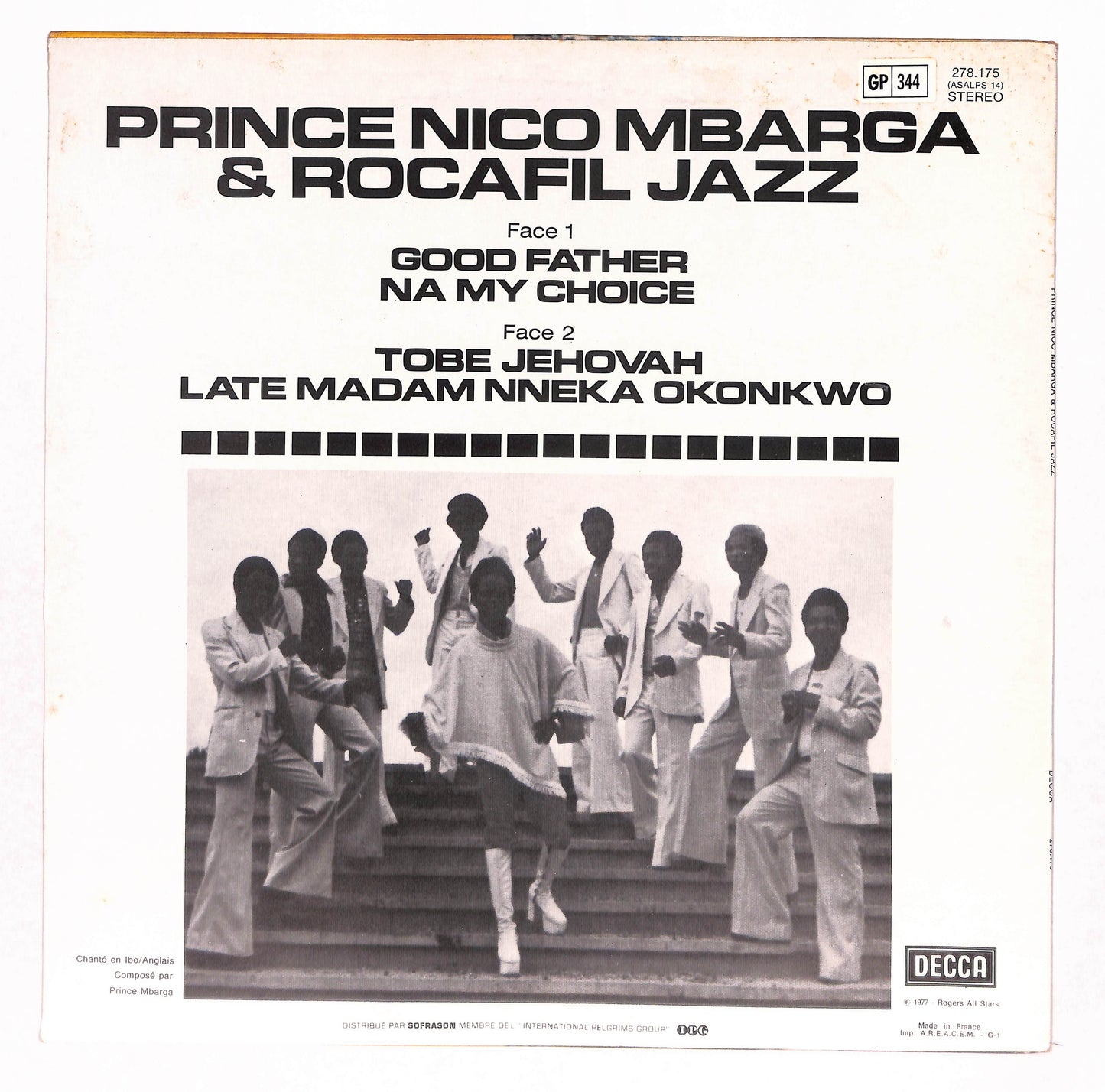 Prince Nico Mbarga & Rocafil Jazz