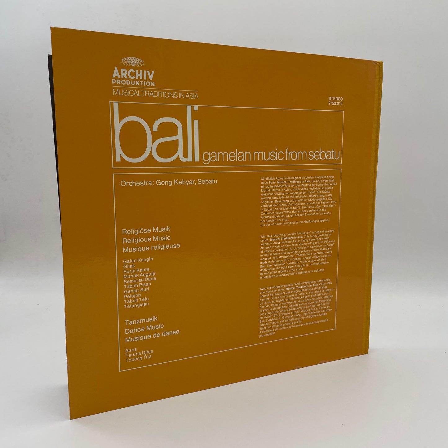 Bali: Gamelan Music From Sebatu