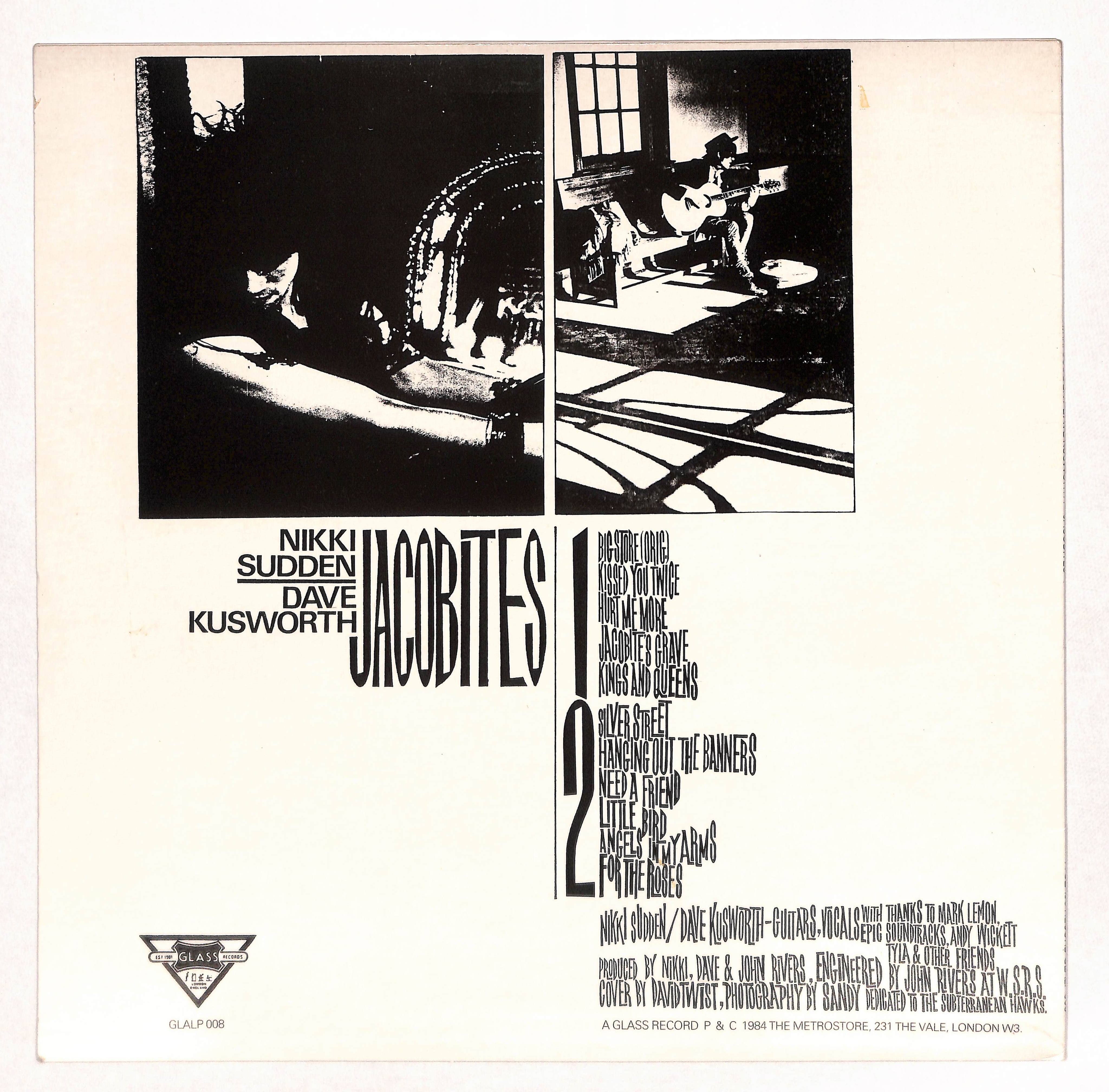 レコード Nikki Sudden & Dave Kusworth Jacobites
