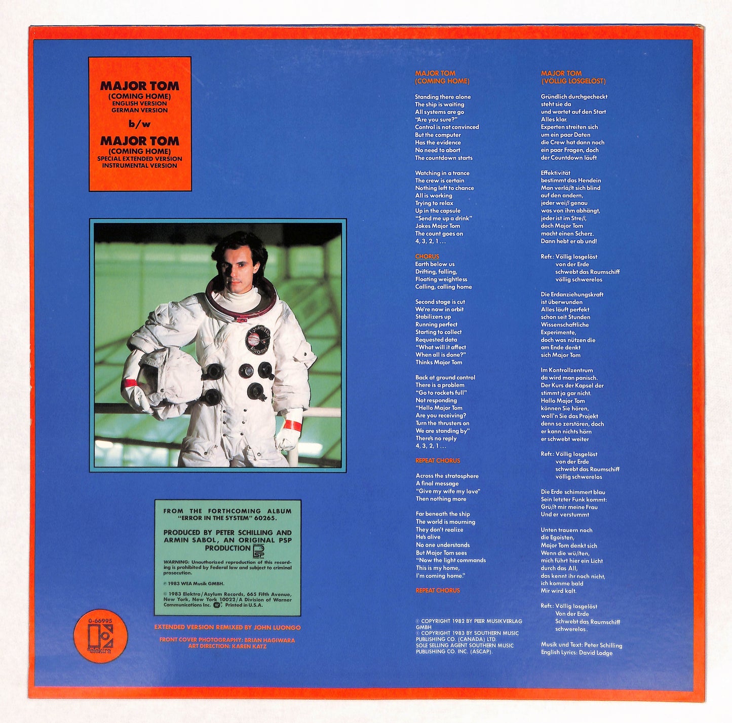 Major Tom (Coming Home)