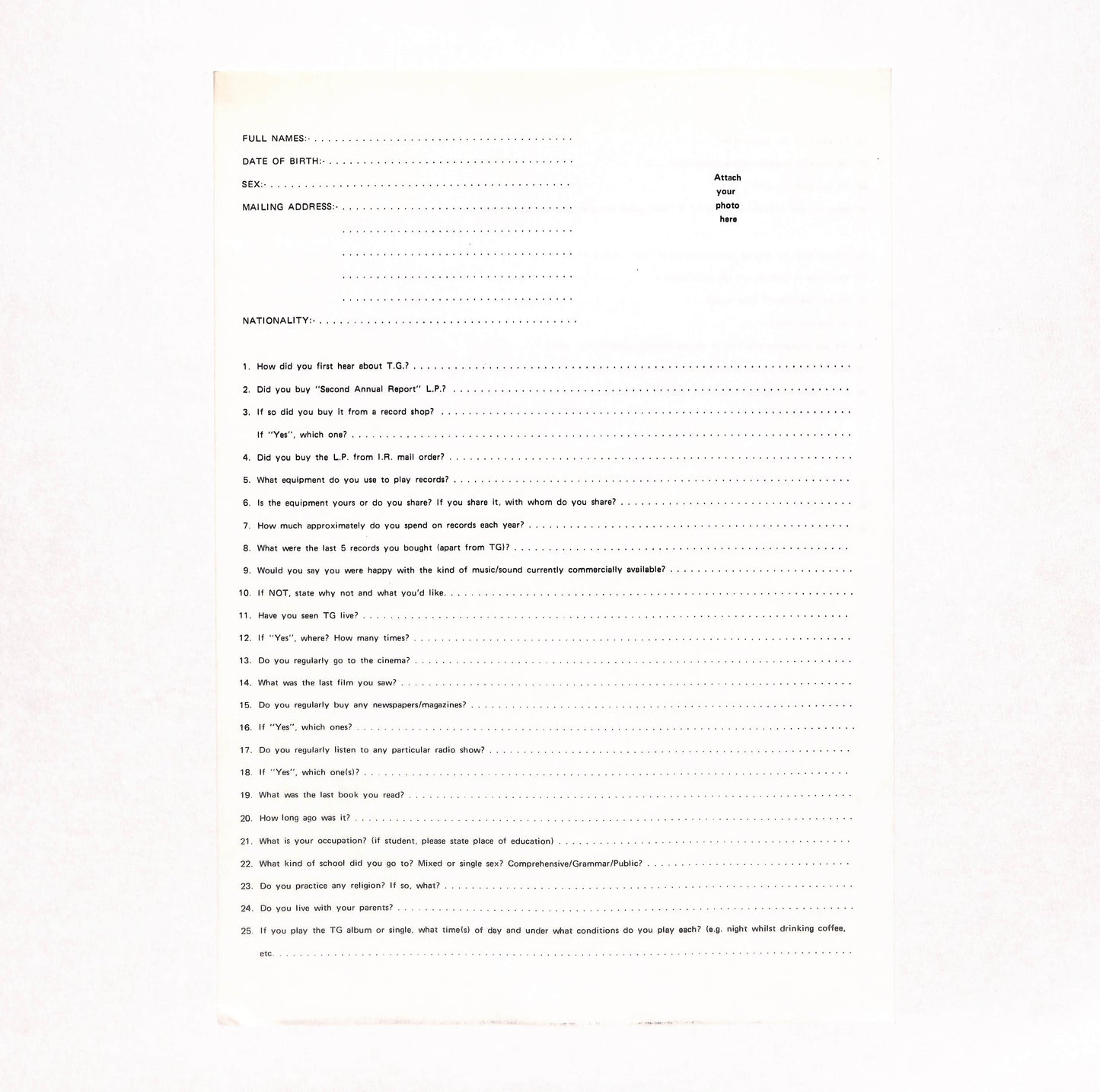 2nd Annual Report
