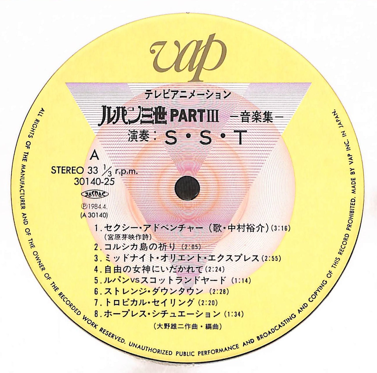 ルパン三世Part III 音楽集