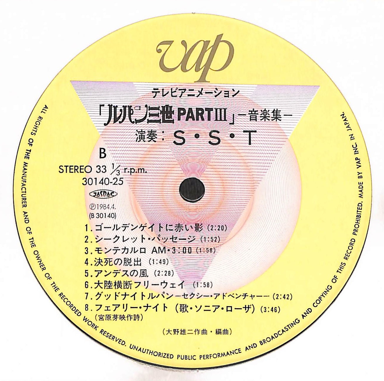 ルパン三世Part III 音楽集