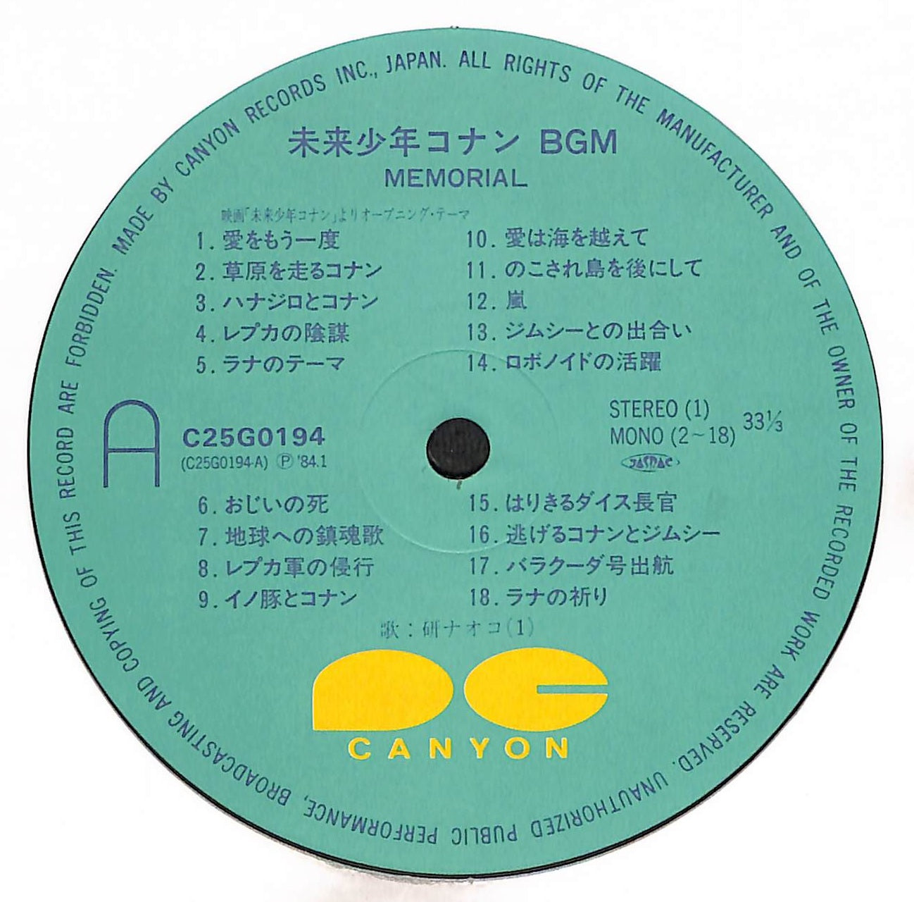 未来少年コナン BGM Memorial