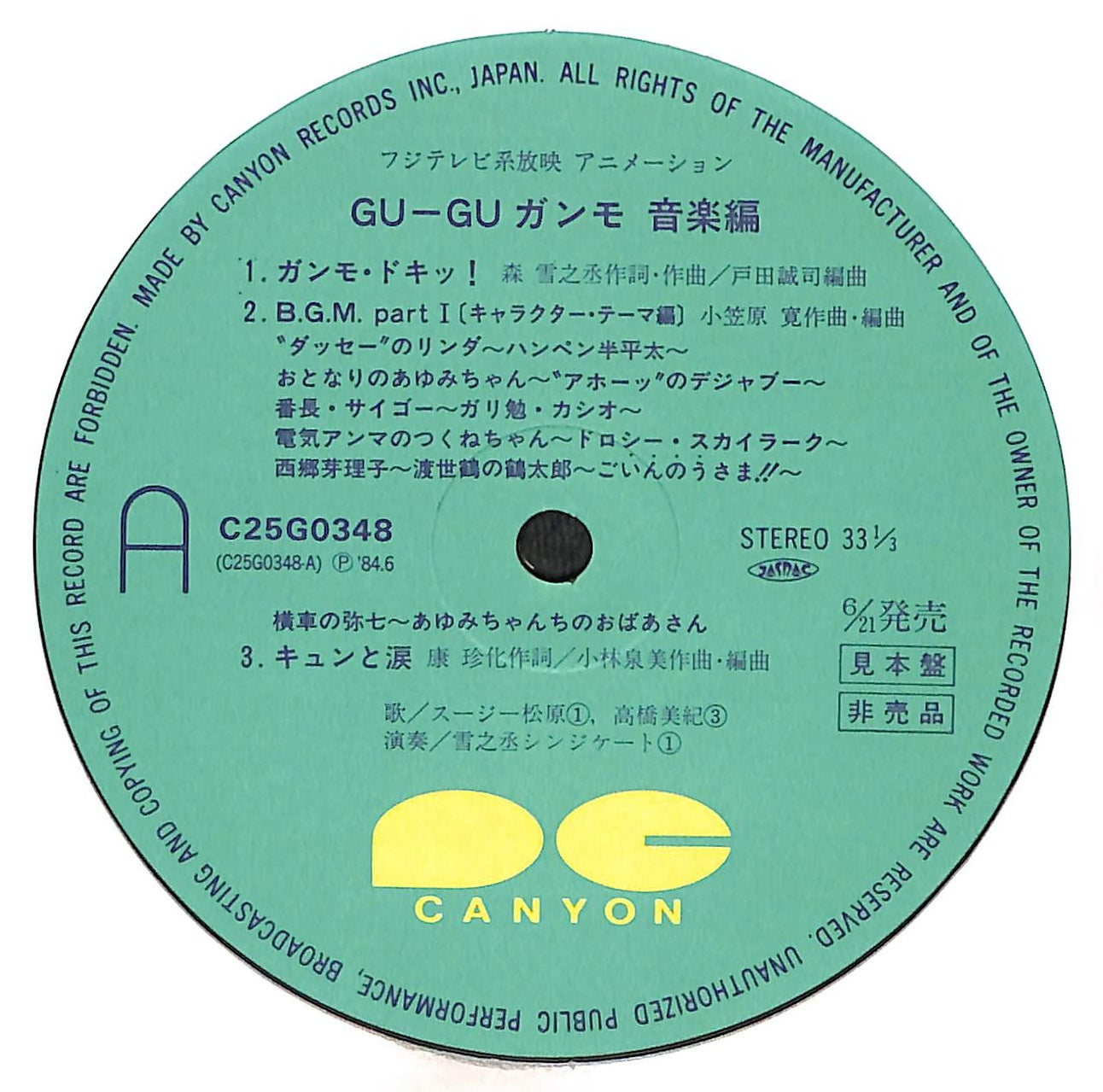 GU-GU ガンモ 音楽編