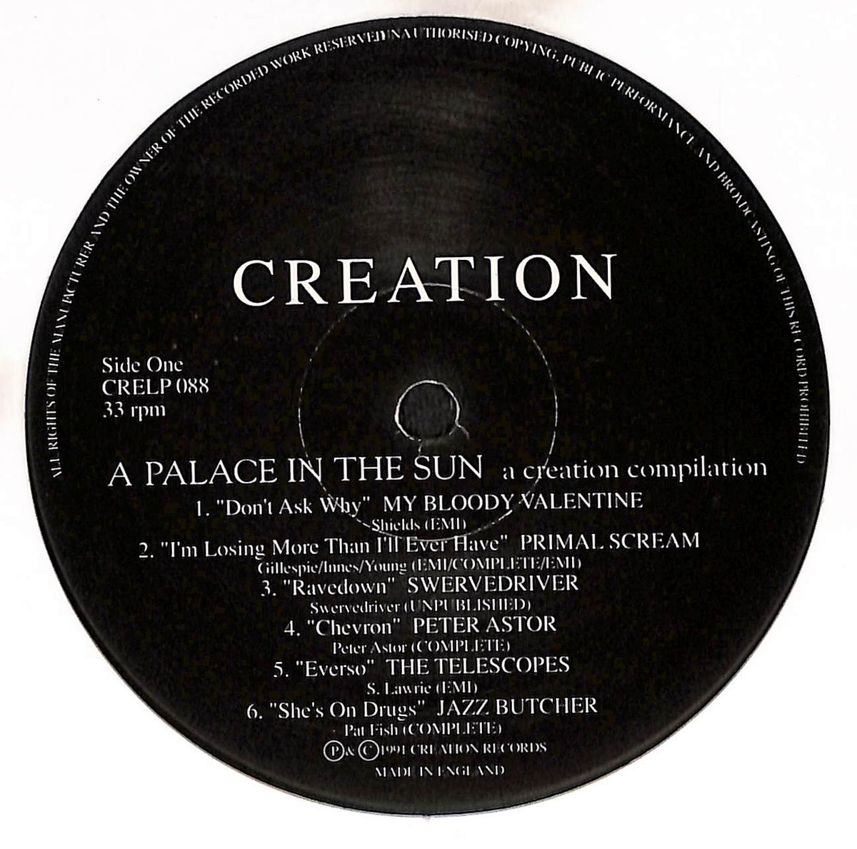 A Palace In The Sun (A Creation Compilation)