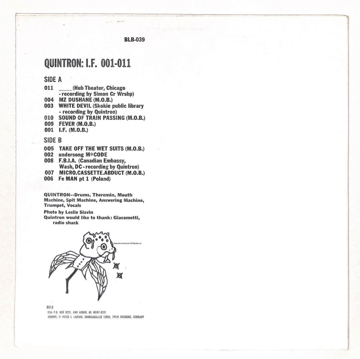 I.F. 001-011