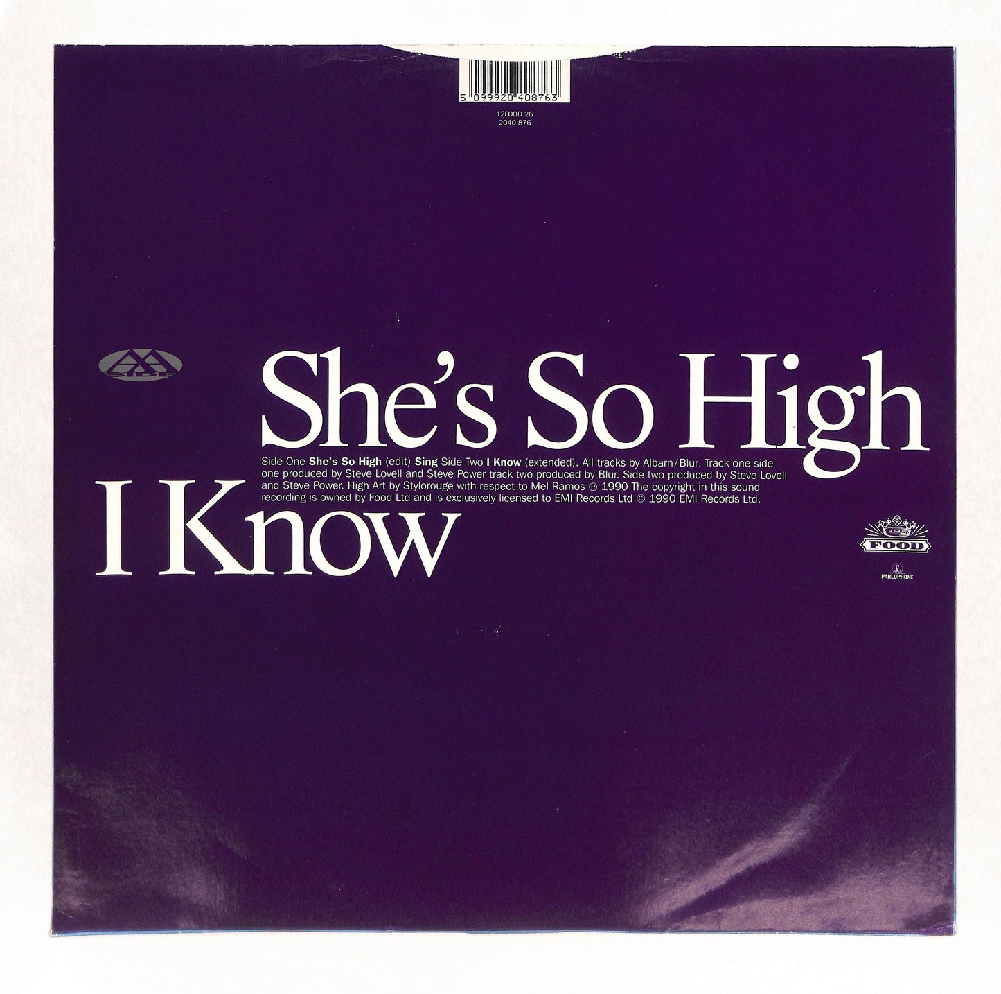 She's So High / I Know