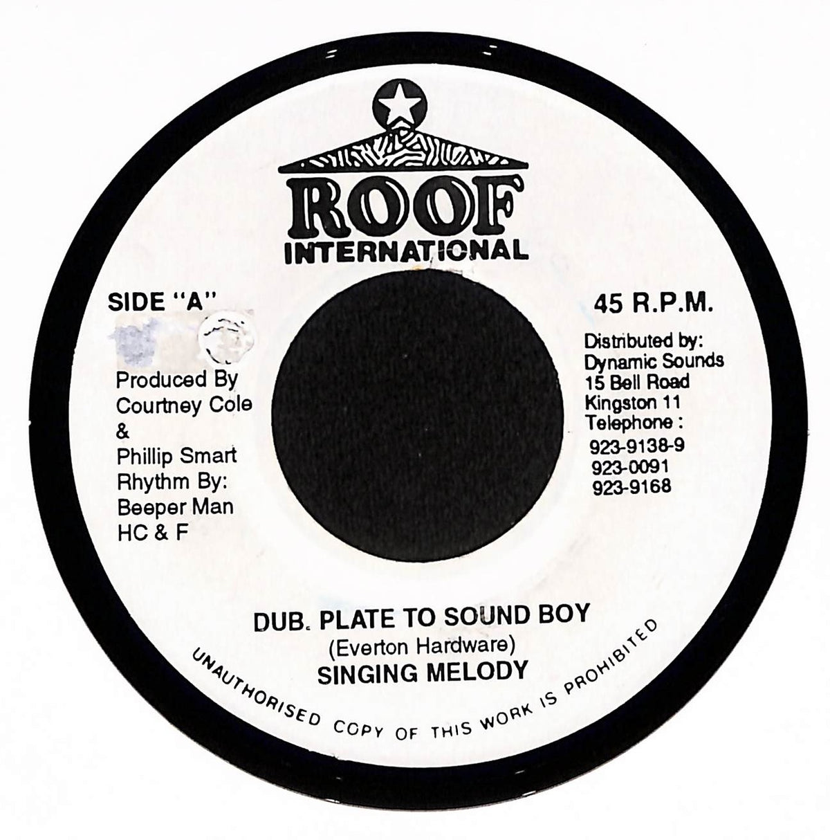 Dubplate To A Soundboy