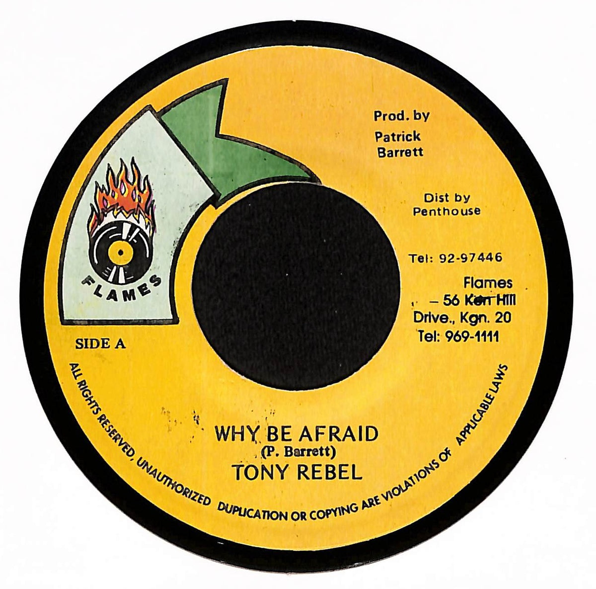 Why Be Afraid / Jah By My Side