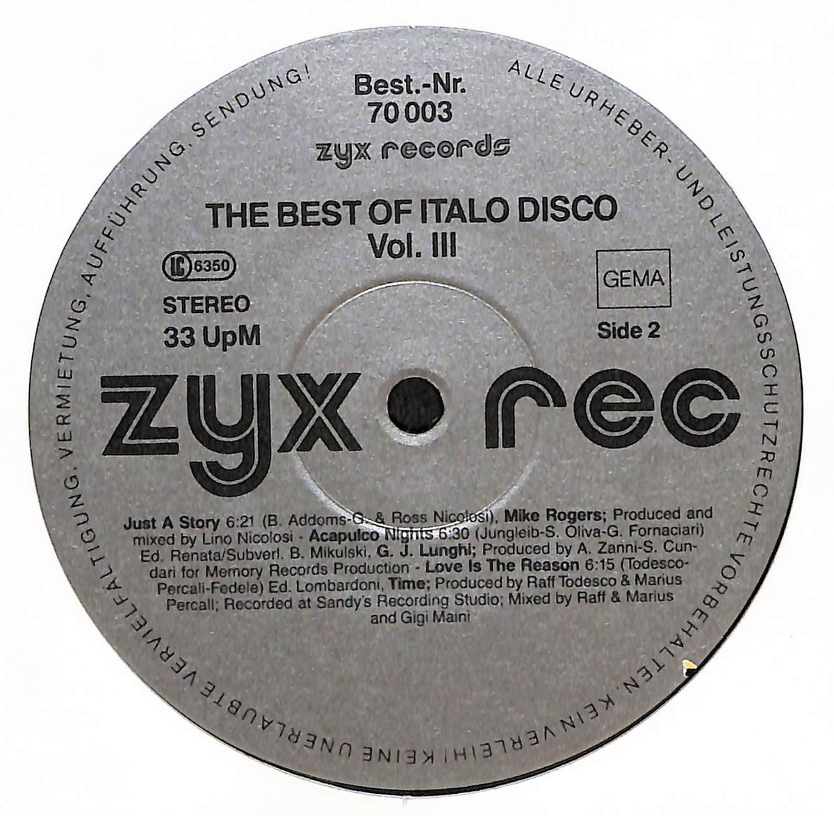 The Best Of Italo Disco Hits Vol. III