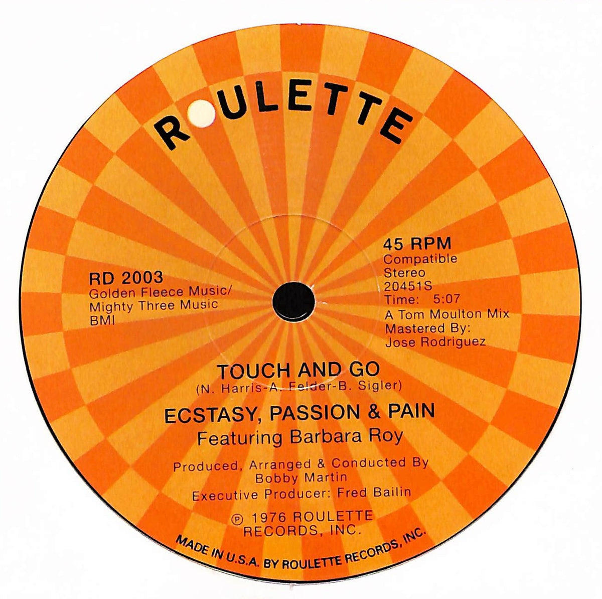 Full Time Thing (Between Dusk And Dawn) / Touch And Go