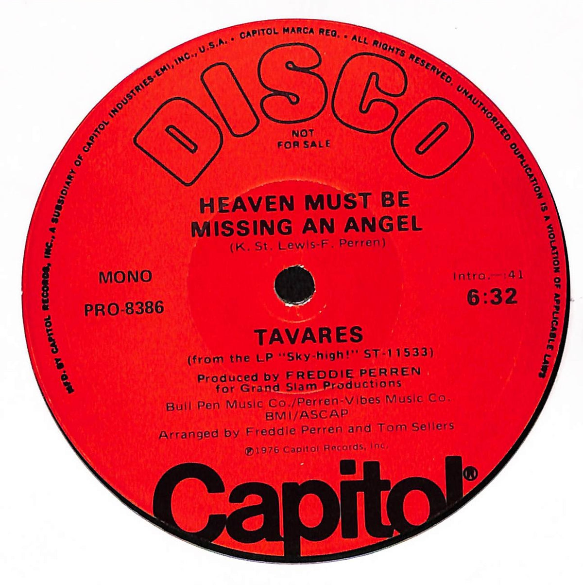 Heaven Must Be Missing An Angel / It Only Takes A Minute