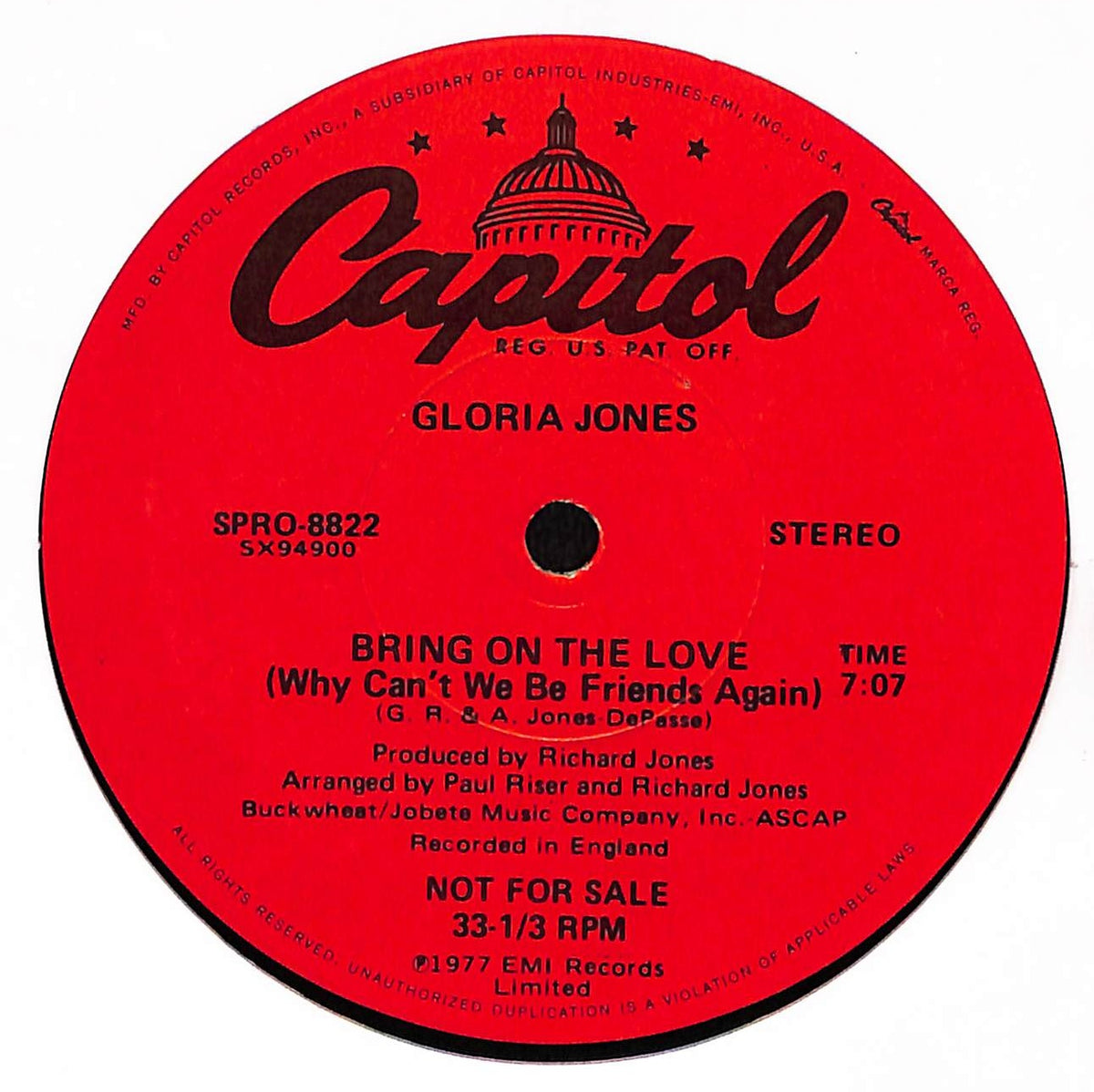 Boogie Oogie Oogie / Bring On The Love (Why Can't We Be Friends Again)