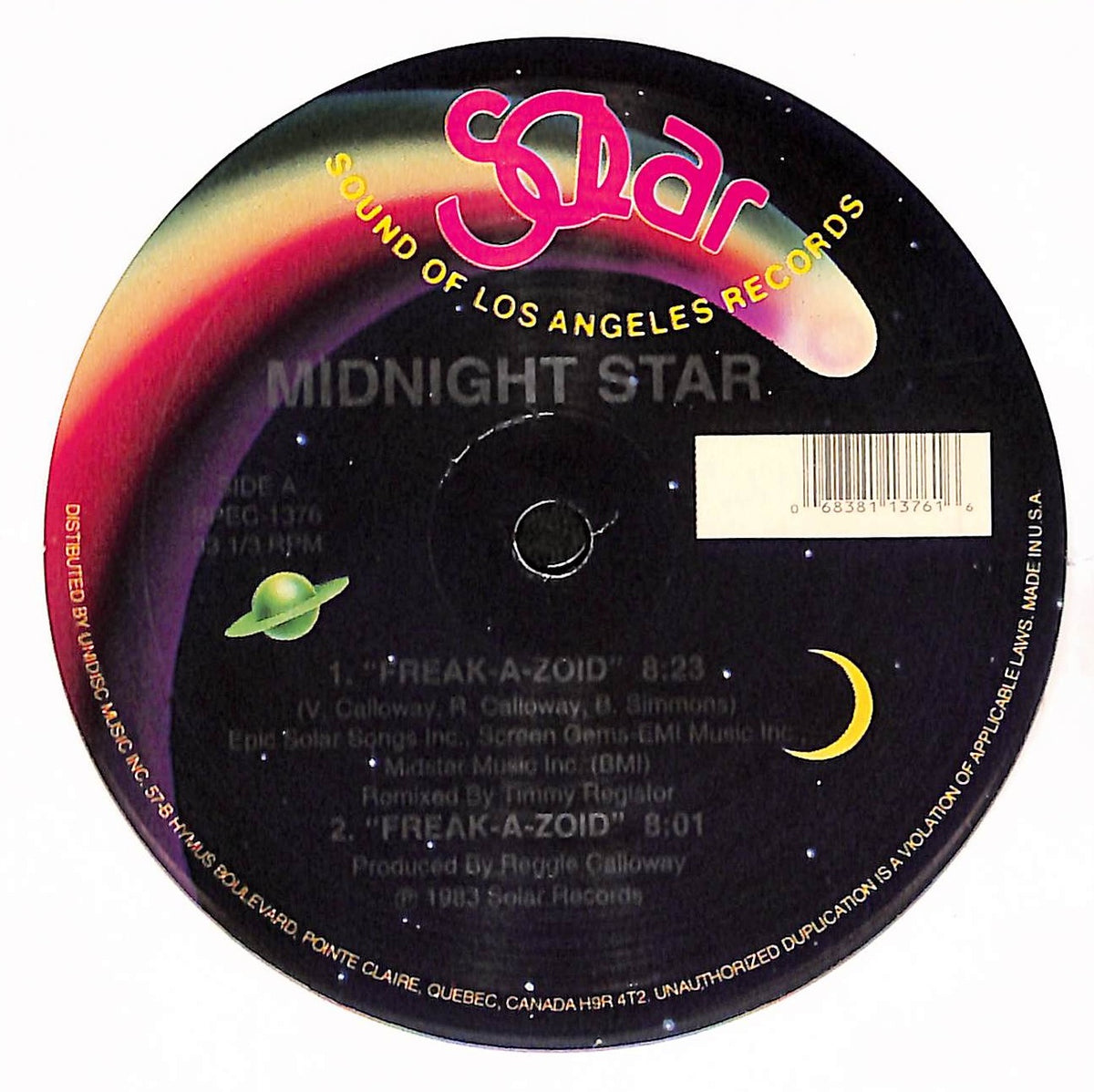 Freak-A-Zoid / Operator / No Parking On The Dance Floor