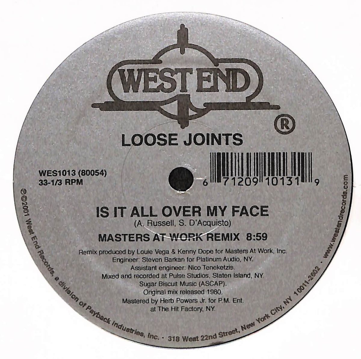 Is It All Over My Face (MAW Remixes) / All Night (I Can Do It Right)