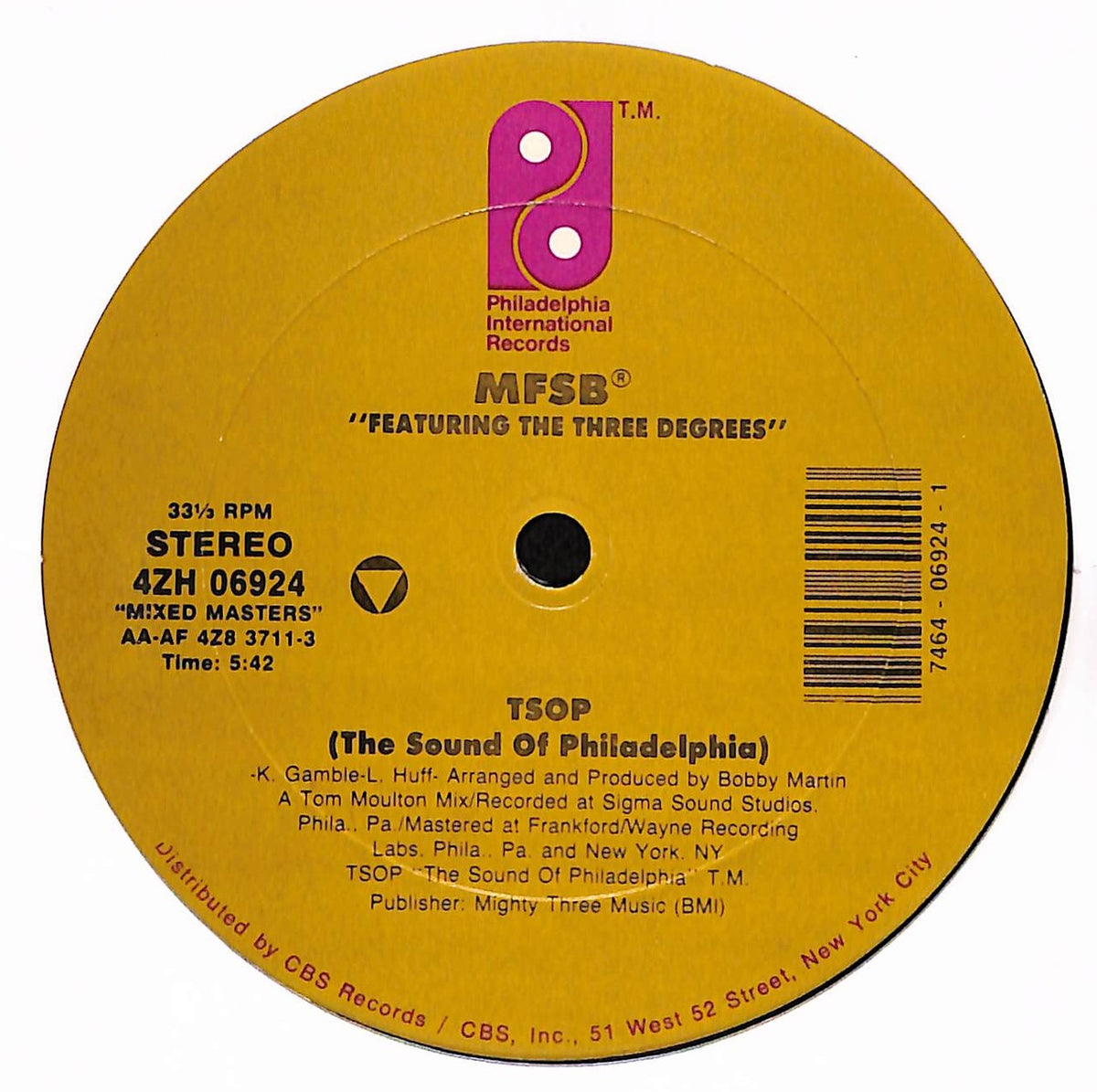TSOP (The Sound Of Philadelphia) / Love Is The Message
