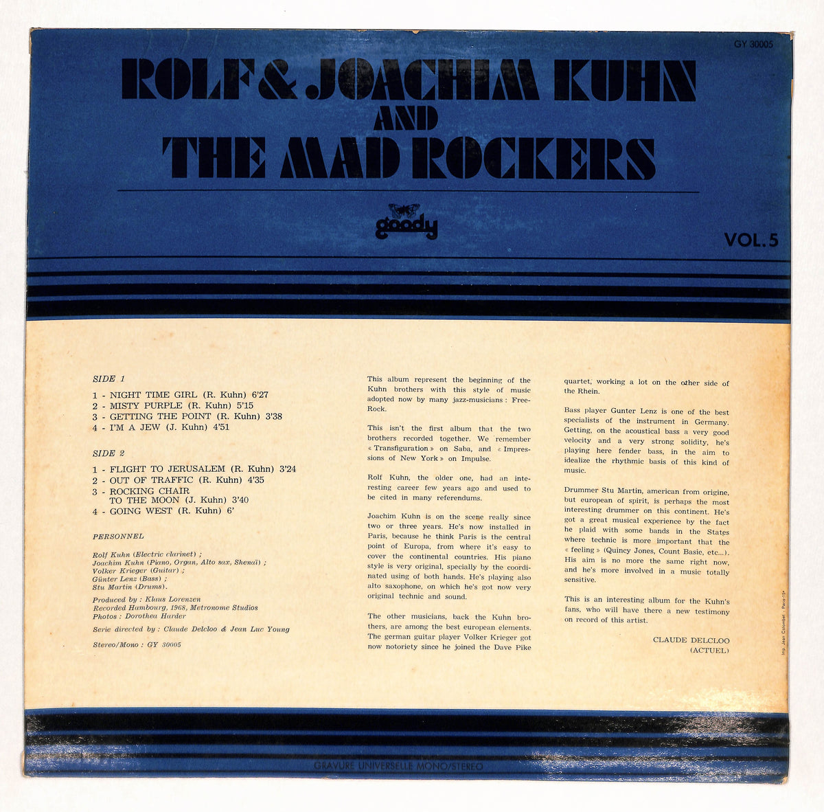 Rolf & Joachim Kuhn And The Mad Rockers