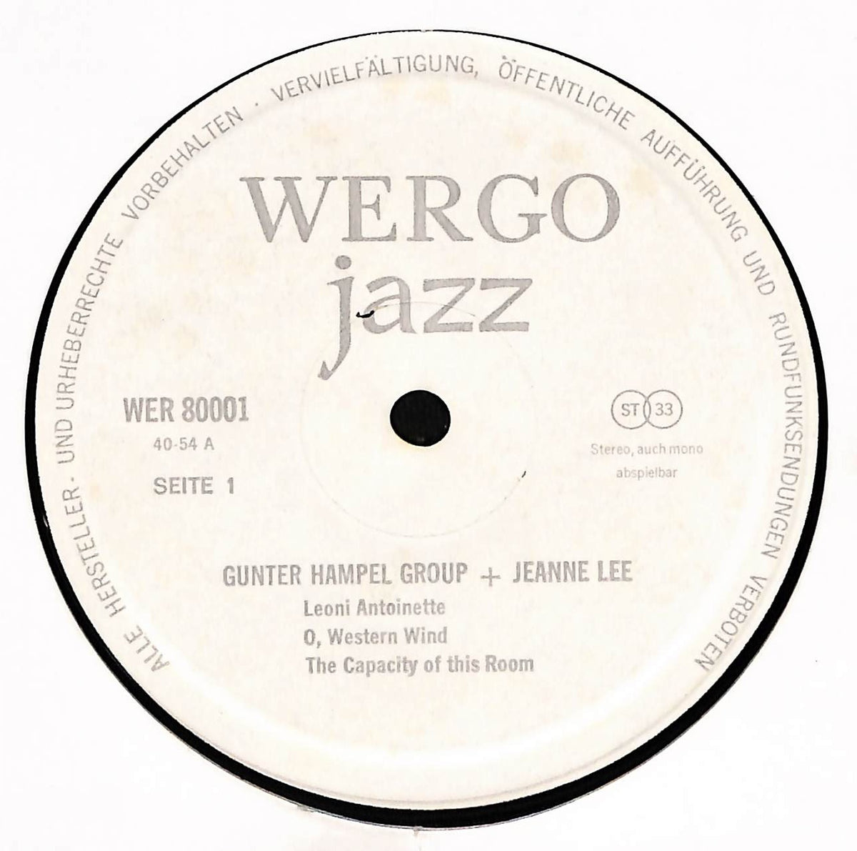 Gunter Hampel Group + Jeanne Lee