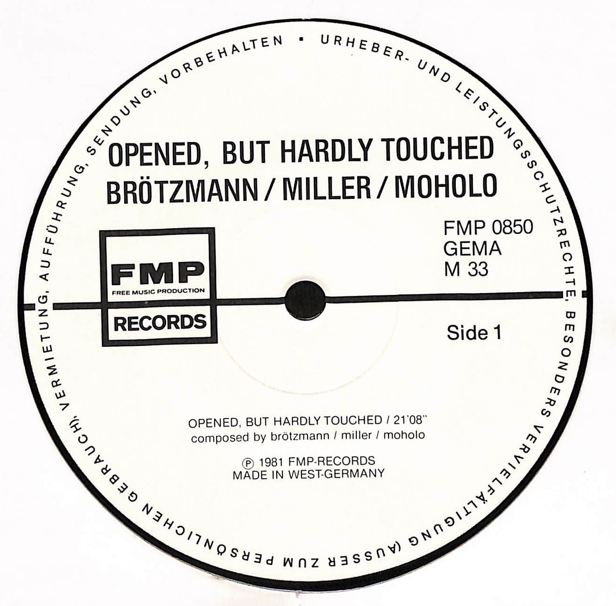 Opened, But Hardly Touched