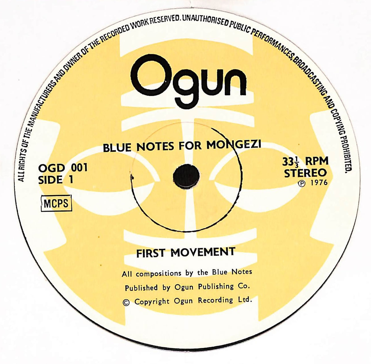 Blue Notes For Mongezi
