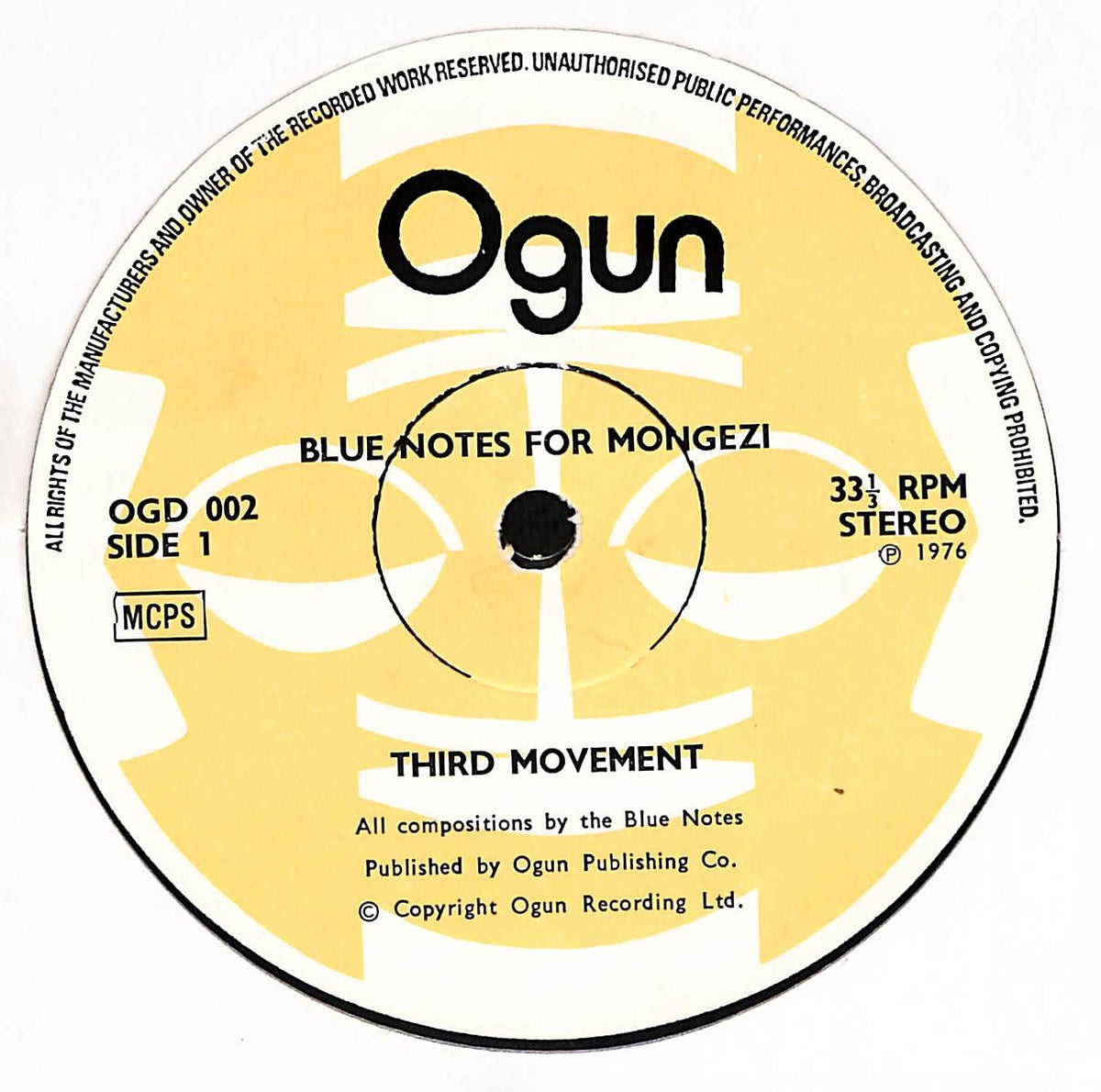 Blue Notes For Mongezi