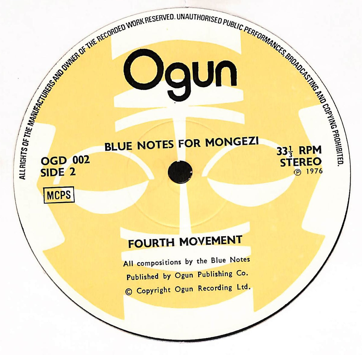 Blue Notes For Mongezi
