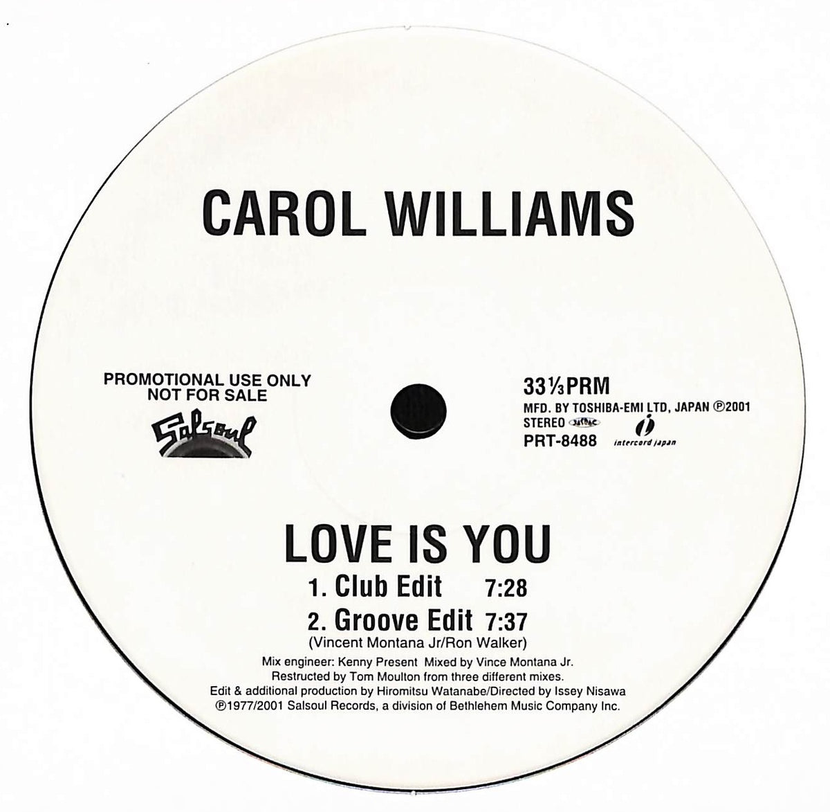 Love Is You / My Love Is Free / Let Me Down Easy
