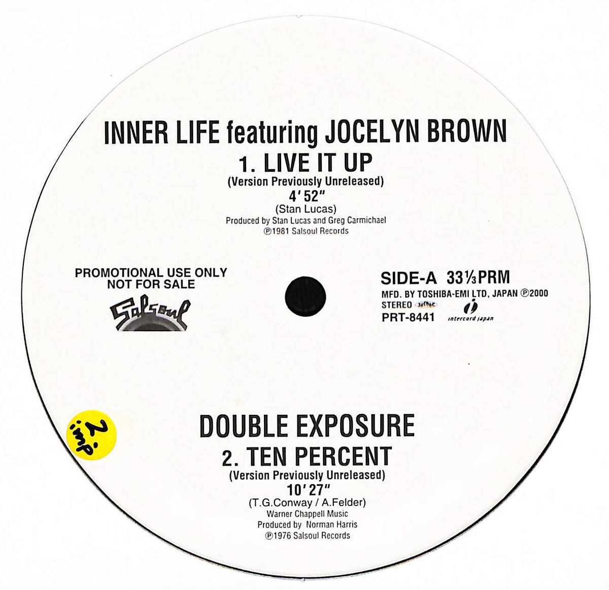 Live It Up / Ten Percent / Hit And Run
