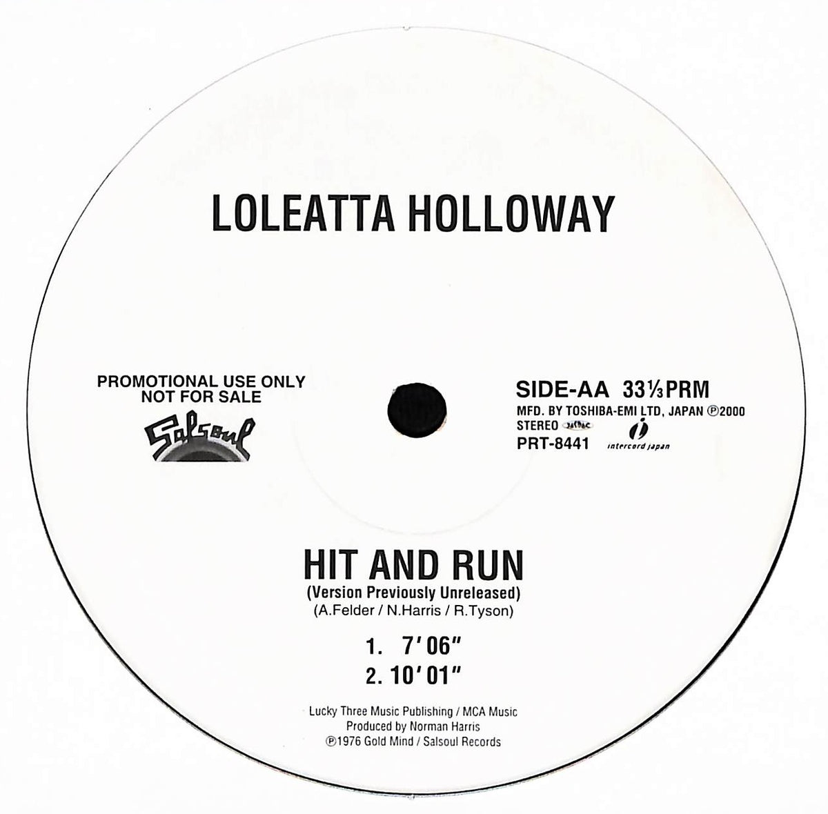 Live It Up / Ten Percent / Hit And Run
