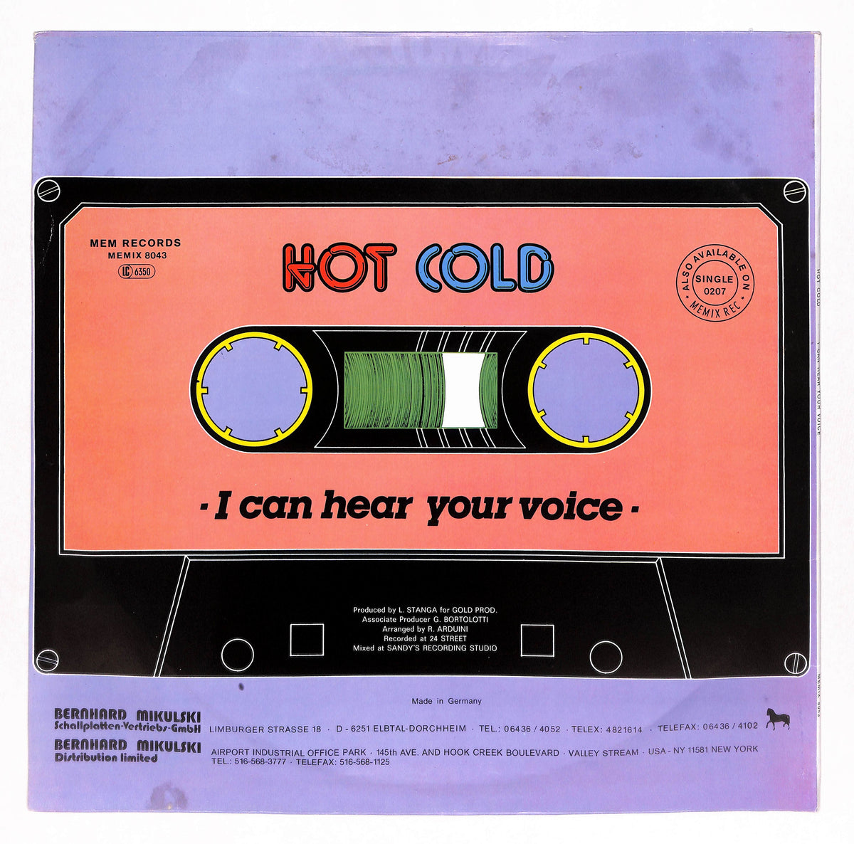 I Can Hear Your Voice