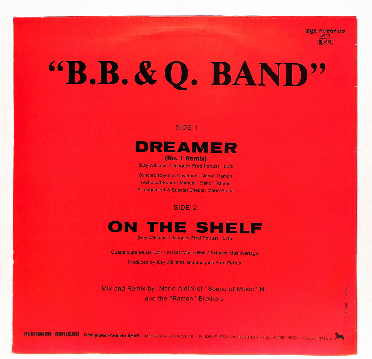 Dreamer (No. 1 Remix) / On The Shelf