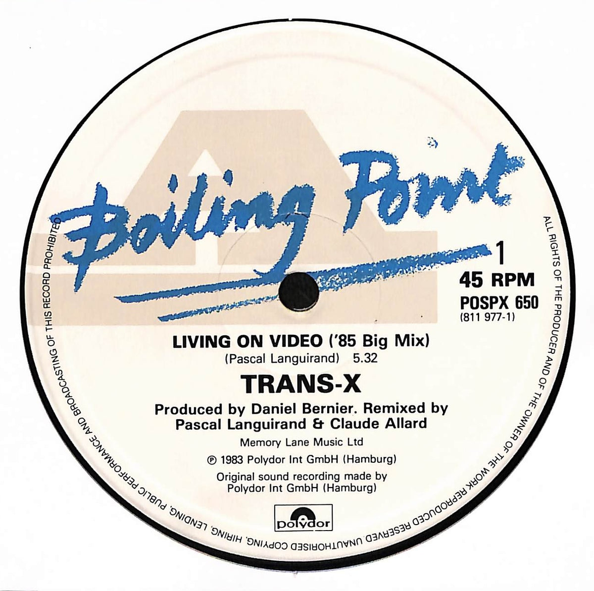 Living On Video ('85 Big Mix)