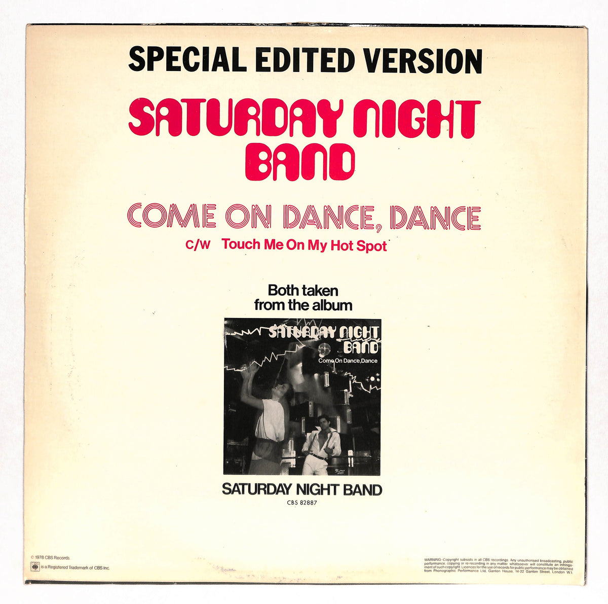 Come On Dance, Dance