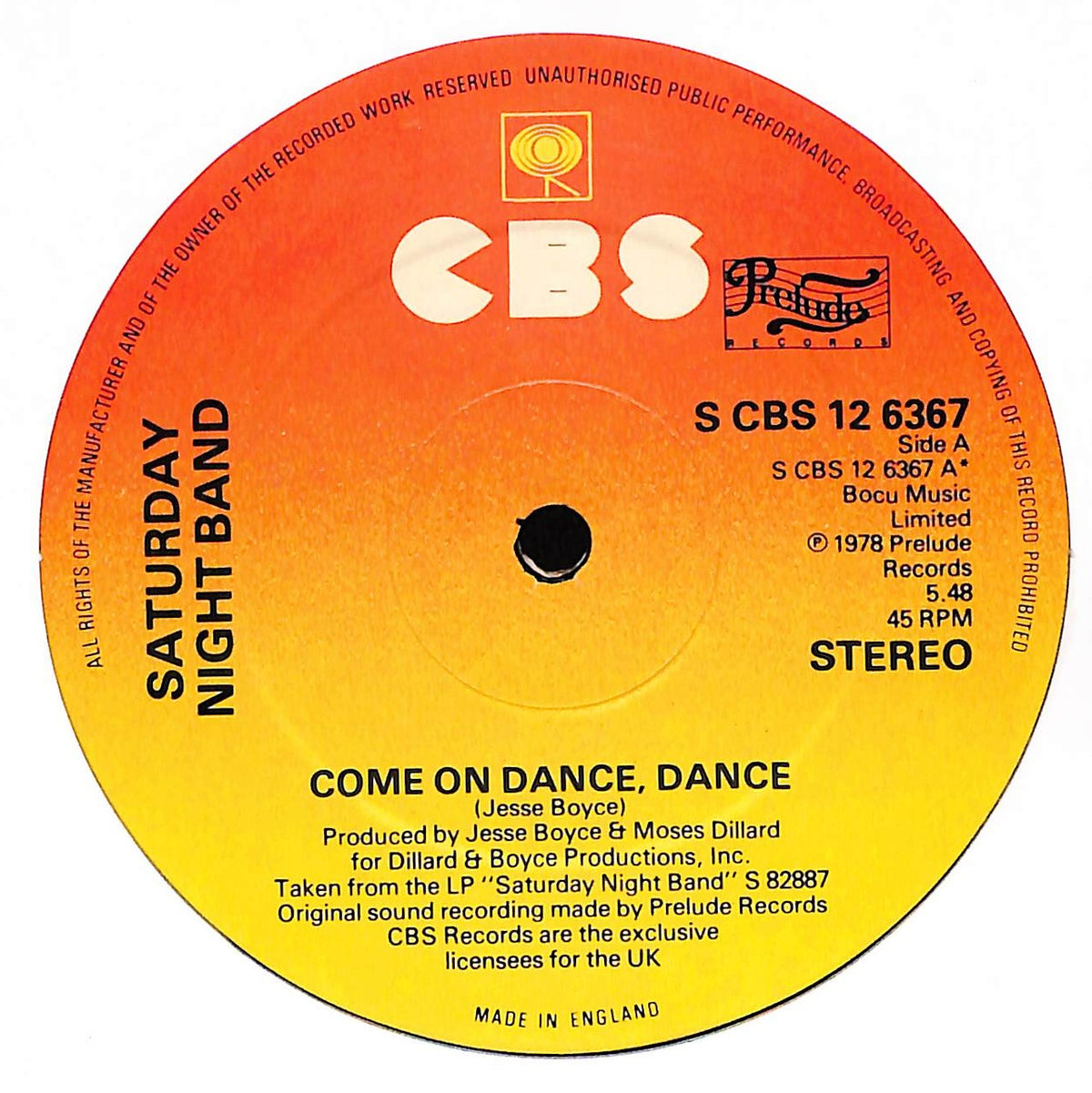 Come On Dance, Dance
