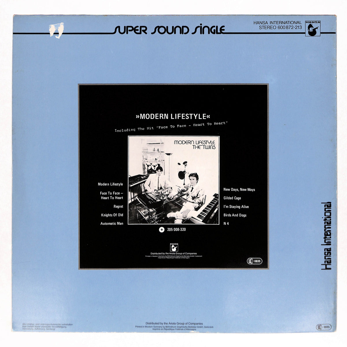 Not The Loving Kind / Men Of Destiny / The Loving Dub